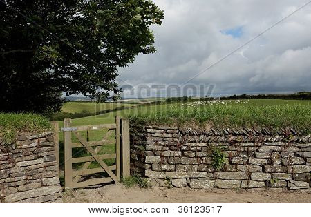 Drystone væg