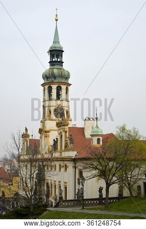 Prague, Czech Republic. March, 31, 2014. Prague Old Town, Loreto Sanctuary Praha.