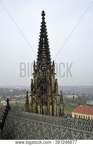 Prague, Czech Republic. March, 31, 2014. St. Vitus Cathedral