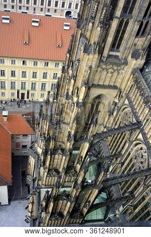 Prague, Czech Republic. March, 31, 2014. St. Vitus Cathedral