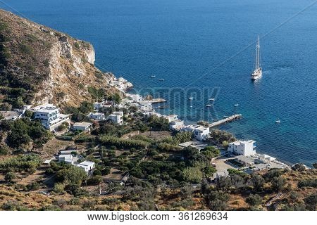 Aerial View Of Klima Beach