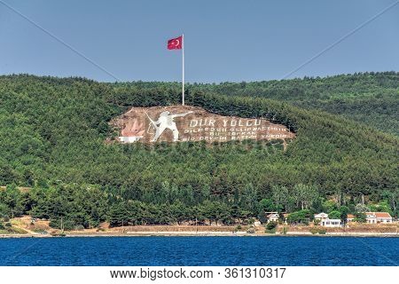 Stop The Passenger Monument In Gallipoli, Turkey
