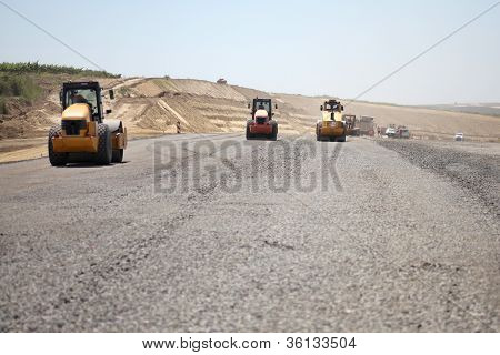 Autostrada in costruzione