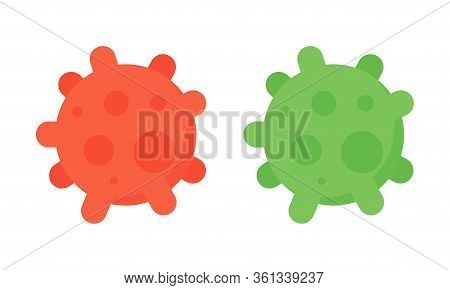 Covid19. Virus Danger Icon. Corona Virus Symbol
