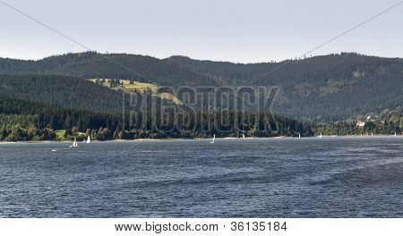 在德国南部的 Schluchsee