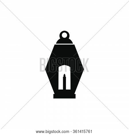 Islamic Lantern Icon Vector Template Illustration