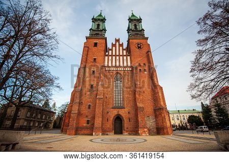 Cathedral In Poznan. Poland. Poznan Cathedral, Archcathedral Basilica Of St. Peter And St. Paul