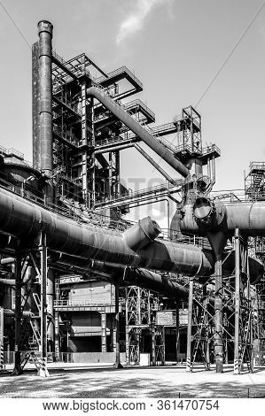 Blast Furnace In Metallurgical Area Of Dolni Vitkovice, Ostrava, Czech Republic
