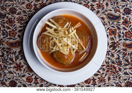Iranian Meatball Soup.