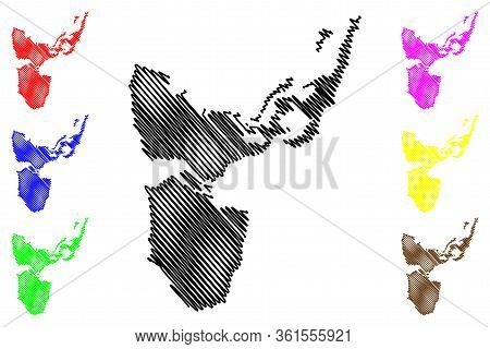 Varna City (republic Of Bulgaria) Map Vector Illustration, Scribble Sketch City Of Varna Map