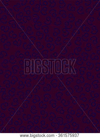 Abstract Purple Background With Decorative Blue Lines