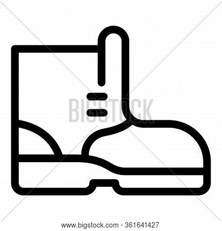 Shoe Boots Icon. Outline Shoe Boots Vector Icon For Web Design Isolated On White Background