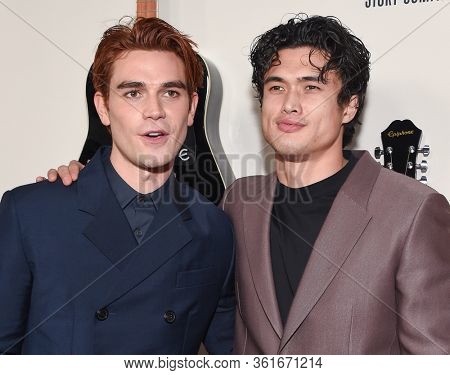 LOS ANGELES - MAR 07:  KJ Apa and Charles Melton arrives for 'I Still Believe' Los Angeles Special Screening on March 07, 2020 in Hollywood, CA