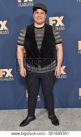 LOS ANGELES - JAN 09:  Harvey Guillen {Object} arrives for âThe Way Backâ World Premiere on January 09, 2020 in Los Angeles, CA