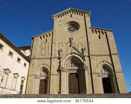 Arezzo - gotická katedrála Saint Donatus
