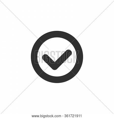 Accept Icon In Circle. Checkmark, Check Mark Icon, Verify, Accept, Circle, Agree, Agreement, Approva