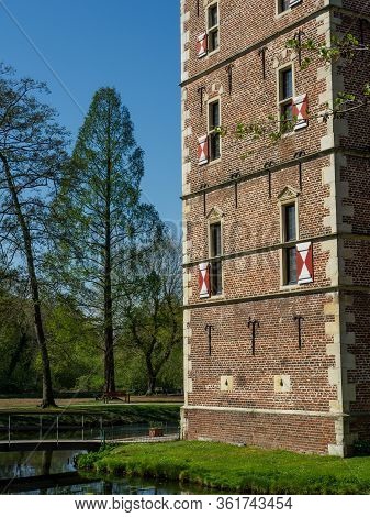 the Castle of raesfeld in the german muensterland