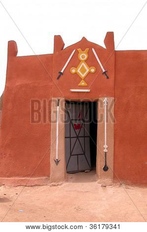 traditionellen Tuareg-Haus in zinder