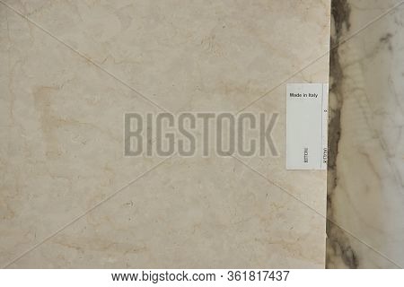 Italian Marble Botticino Beige In The Companys Warehouse With Stones