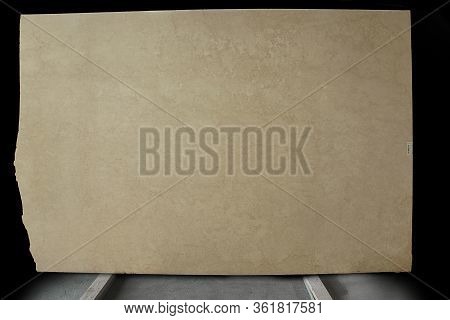 Large Slab Italian Marble Botticino Beige With A Delicate Pattern