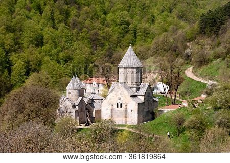Haghartsin, Eagles Game, Ancient Armenian Monastery Complex In Tavush Region In Wooded Valley Of Ije