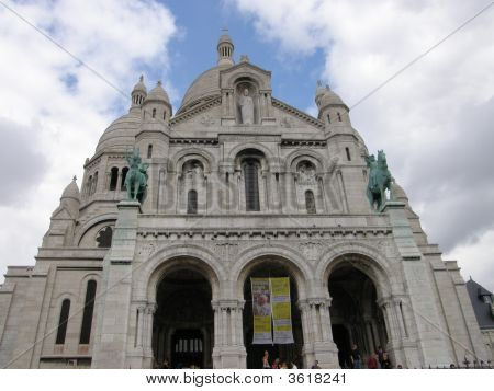 Basilique Du Sacre Coeur v Paříži
