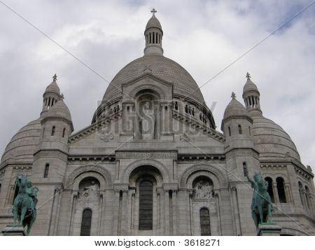 Basilique Du Sacre Coeur v Paříži