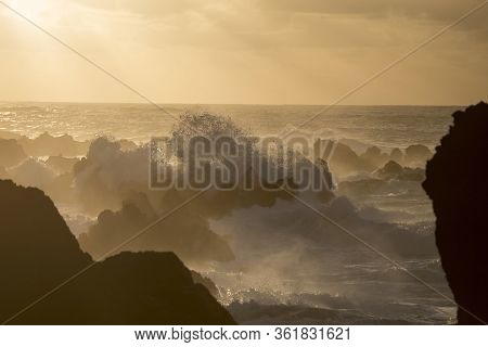 Portugal Madeira Porto Moniz Coast