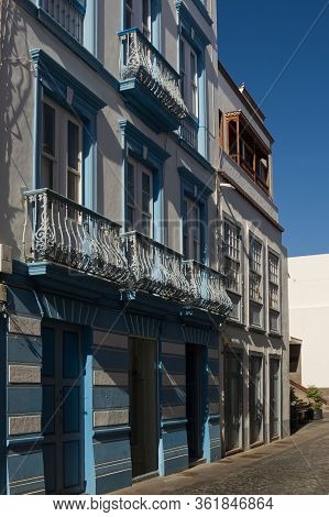 Shopping Street (alvarez De Abreu) In Santa Cruz, La Palma, Canary Isles