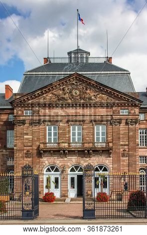 Rohan Castle Is An Eighteenth-century Neoclassical Palace In The City Of Saverne In Alsace, France