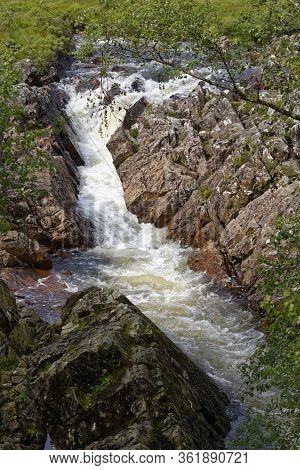 River Bà At Bà Bridge, Rannoch Moor, Highland, Scotland, Uk 
Viewed From West Highland Way