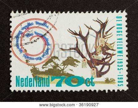 Holland - Circa 1980: Stamp Printed In The Netherlands
