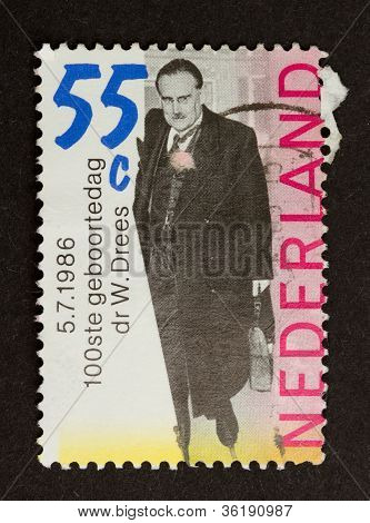 Holland - Circa 1980: Stamp Printed In The Netherlands