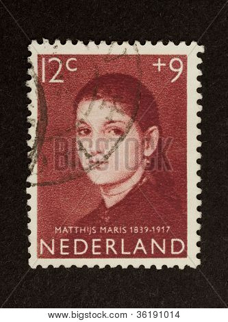 Holland - Circa 1950: Stamp Printed In The Netherlands