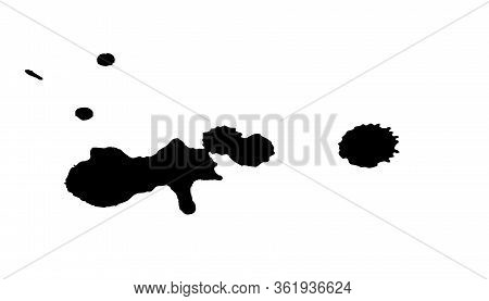 Black Ink Splashes. Royalty High-quality Free Best Stock Photo Image Of Black Blots And Ink Splashes