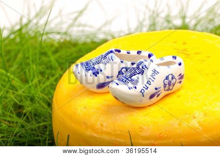Typical Dutch Delft Blue Ceramic