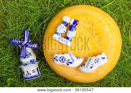 Typical Dutch Delft Blue Ceramic