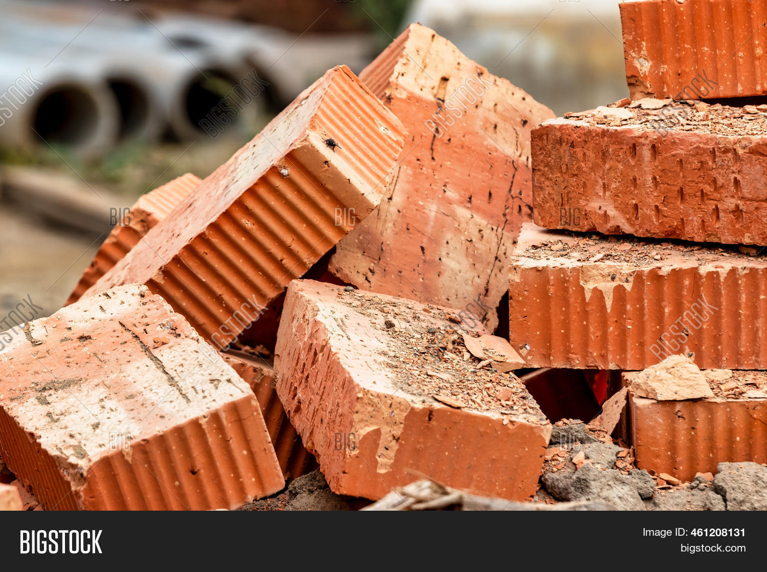 Red Ceramic Bricks Image & Photo (Free Trial) Bigstock