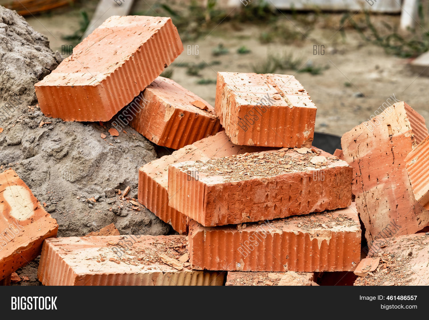Red Ceramic Bricks Image & Photo (Free Trial) Bigstock