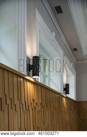 Interior Modern Wall Sconce, Stylized Indoor Light Source