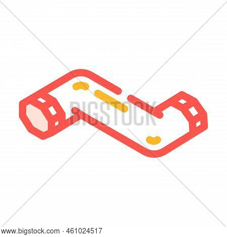 Hex Key Assembly Furniture Color Icon Vector. Hex Key Assembly Furniture Sign. Isolated Symbol Illus