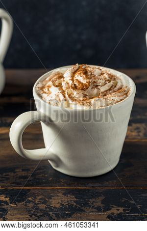 Warm Pumpkin Spice Latte