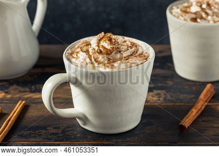 Warm Pumpkin Spice Latte