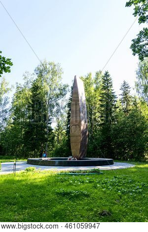 Russia, Vladimir Region, June 20 2022, Memorial Complex At The Site Of The Death Of Yuri Alekseevich