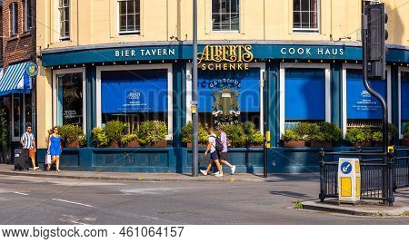 Alberts Schenke German Beer Tavern In Liverpool - Liverpool, United Kingdom - August 16, 2022