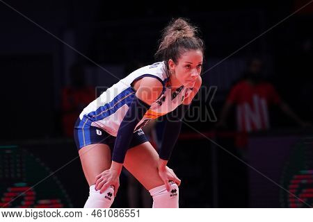 Ankara, Turkiye - June 03, 2022: De Gennaro Monica In Netherlands Vs Italy Vnl Pool Match In Ankara 
