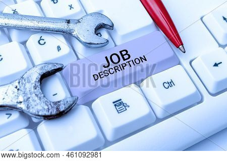 Inspiration Showing Sign Job Descriptiona Document That Describes The Responsibilities Of A Position