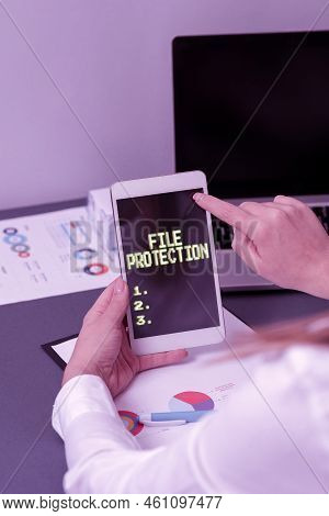 Inspiration Showing Sign File Protectionpreventing Accidental Erasing Of Data Using Storage Medium. 