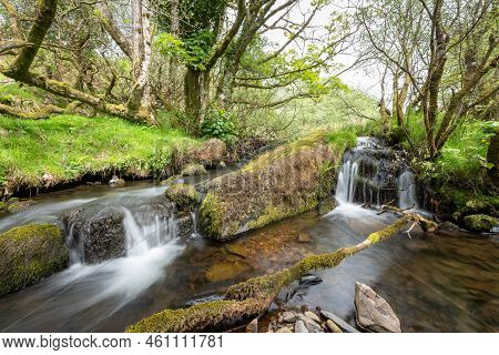 Robbers Bridge In Exmoor National Park