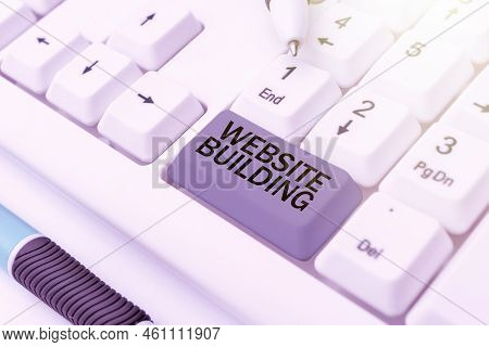 Inspiration Showing Sign Website Buildingtools That Typically Allow The Construction Of Pages. Conce